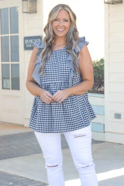 Don’t Masquerade Top, Ivory Black