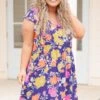 Don't Talk About It Dress, Navy -Chic Soul Store Don tTalkAboutItDress Navy 5