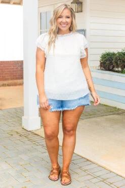 Dot It Off Top, Vintage Ivory 10 Dot It Off Top, Vintage Ivory -Chic Soul Store DotItOffTop VintageIvory 7890