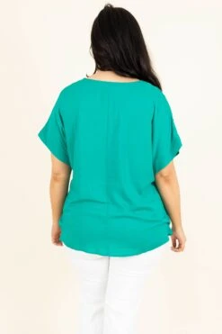 Dreamin' With You Top, Emerald -Chic Soul Store Dreamin WithYouTop Emerald 9932