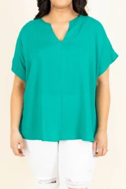 Dreamin' With You Top, Emerald -Chic Soul Store Dreamin WithYouTop Emerald 9933
