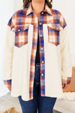 Dreaming Of Me And You Jacket, Orange Combo -Chic Soul Store DreamingOfMeAndYouJacket Orange Combo 1