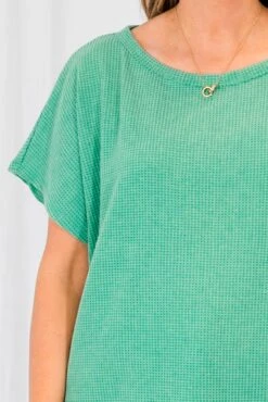 Drifting Into View Top, Kelly Green -Chic Soul Store DriftingIntoViewTop KellyGreen 3