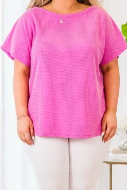 Drifting Into View Top, Magenta -Chic Soul Store DriftingIntoViewTop Magenta 3