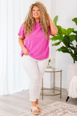 Drifting Into View Top, Magenta -Chic Soul Store DriftingIntoViewTop Magenta 4