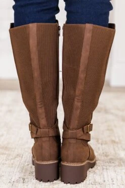 Dynamic Steps Boots, Brown 13 Dynamic Steps Boots, Brown -Chic Soul Store DynamicStepsBoots Brown 5