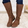 Dynamic Steps Boots, Brown -Chic Soul Store DynamicStepsBoots Brown 6