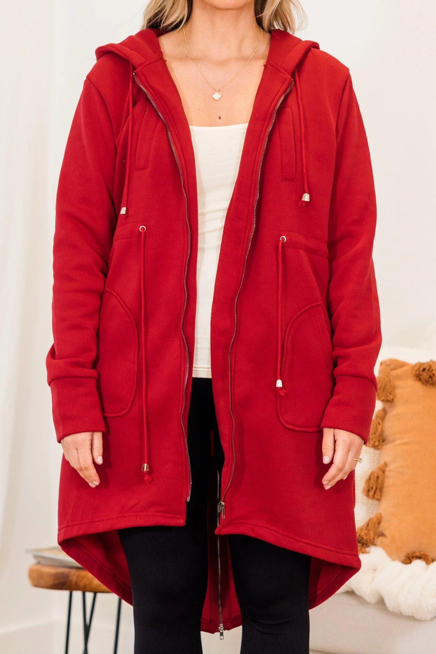 Early Morning Jacket, Burgundy 7 Early Morning Jacket, Burgundy - Image 5