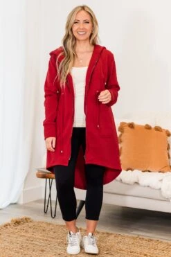 Early Morning Jacket, Burgundy 11 Early Morning Jacket, Burgundy -Chic Soul Store EarlyMorningJacket Burgundy 6