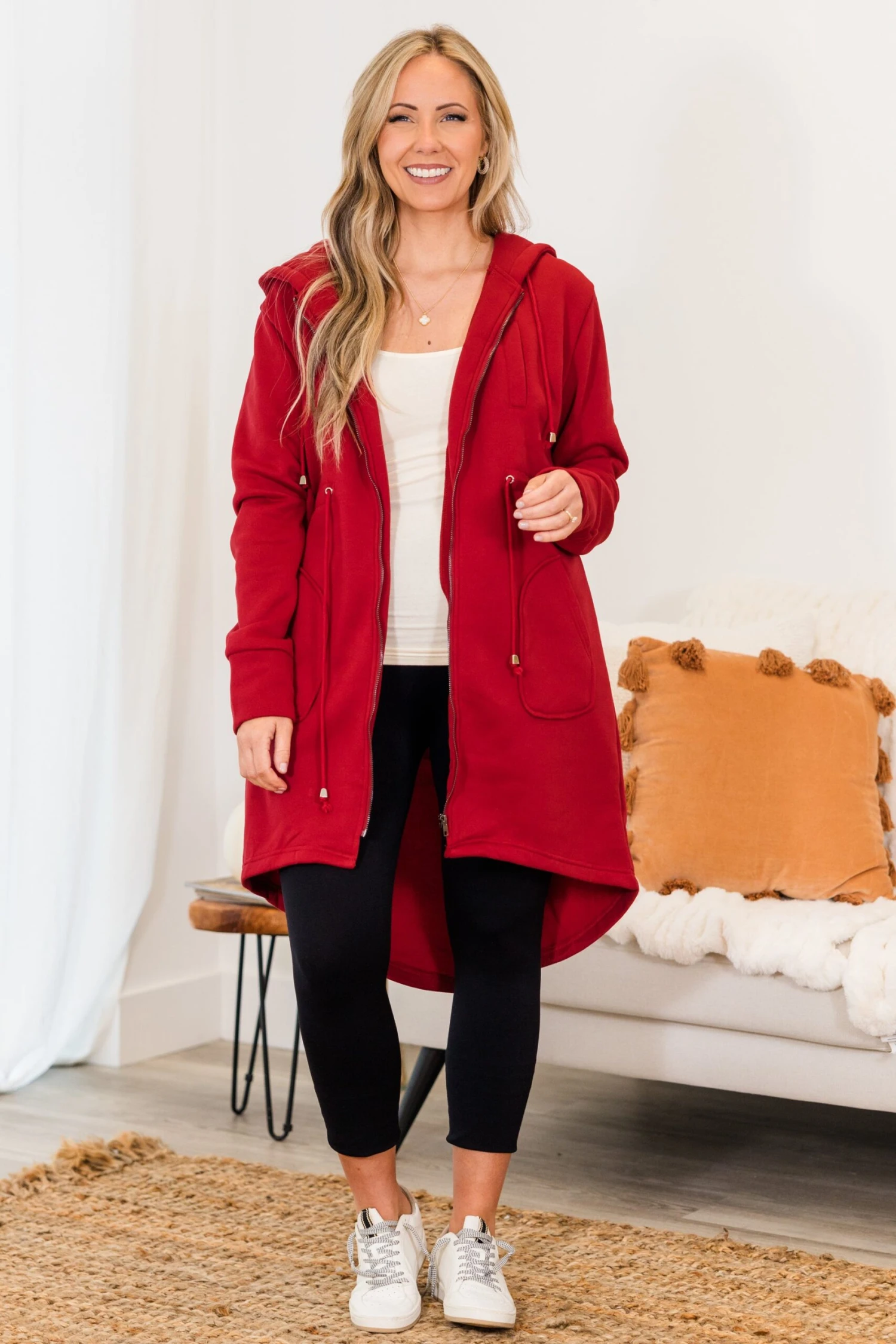 Early Morning Jacket, Burgundy 5 Early Morning Jacket, Burgundy - Image 3