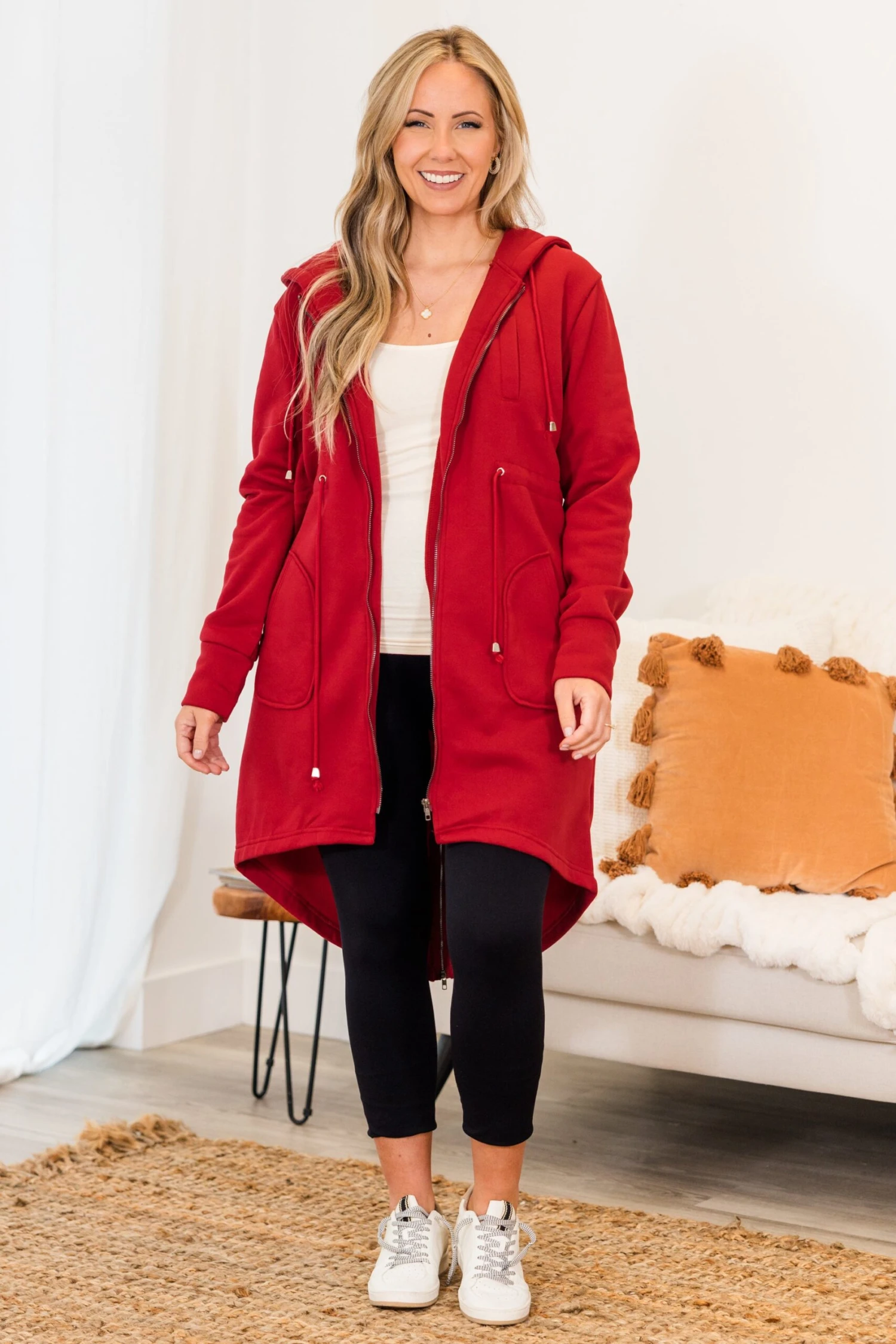 Early Morning Jacket, Burgundy 4 Early Morning Jacket, Burgundy - Image 2