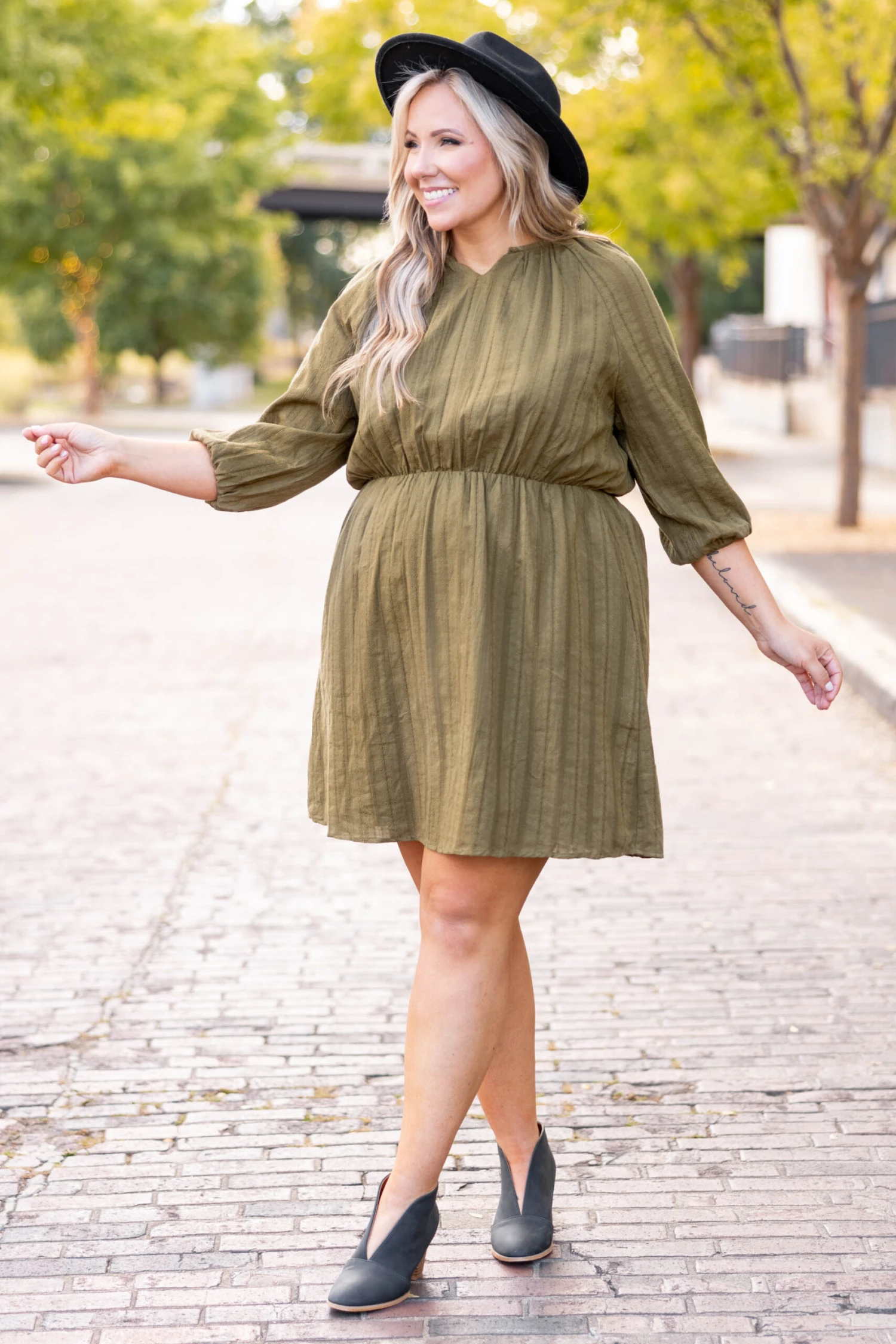 Easily Enchanting Dress, Green 5 Easily Enchanting Dress, Green - Image 3