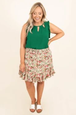 East Of The Sun Skirt, White -Chic Soul Store EastOfTheSunSkirt White 9989