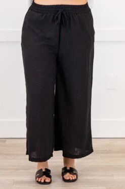 Easy Does It Pants, Black -Chic Soul Store EasyDoesItPants Black 2