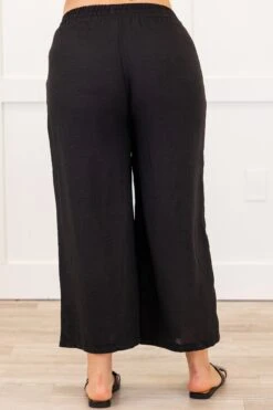 Easy Does It Pants, Black -Chic Soul Store EasyDoesItPants Black 3
