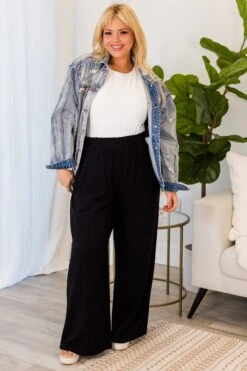 Easy To Style Pants, Black 15 Easy To Style Pants, Black -Chic Soul Store EasyToStylePants Black 2