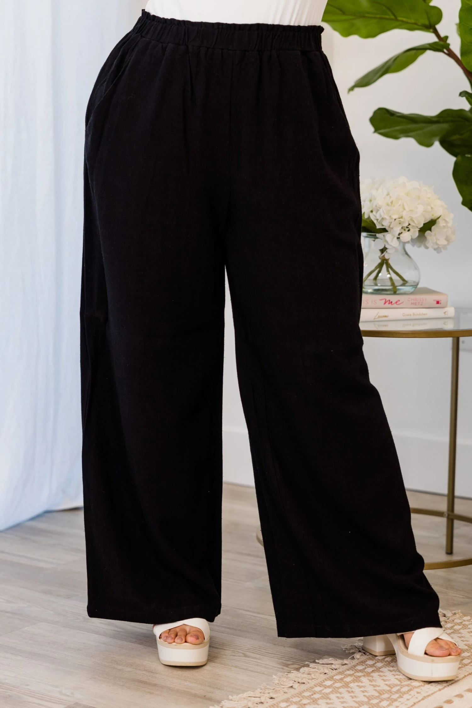 Easy To Style Pants, Black 4 Easy To Style Pants, Black - Image 2