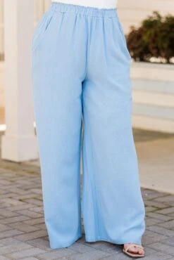 Easy To Style Pants, Blue -Chic Soul Store EasyToStylePants Blue 6