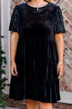 Eclipse Beauty Dress, Black -Chic Soul Store EclipseBeautyDress Black 3