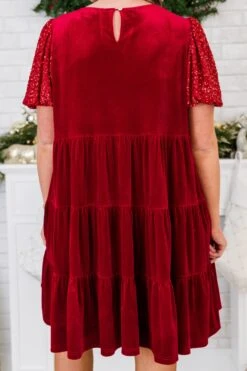 Eclipse Beauty Dress, Red -Chic Soul Store EclipseBeautyDress Red 2 db411d88 afbb 43ba 941a e0442f069ead
