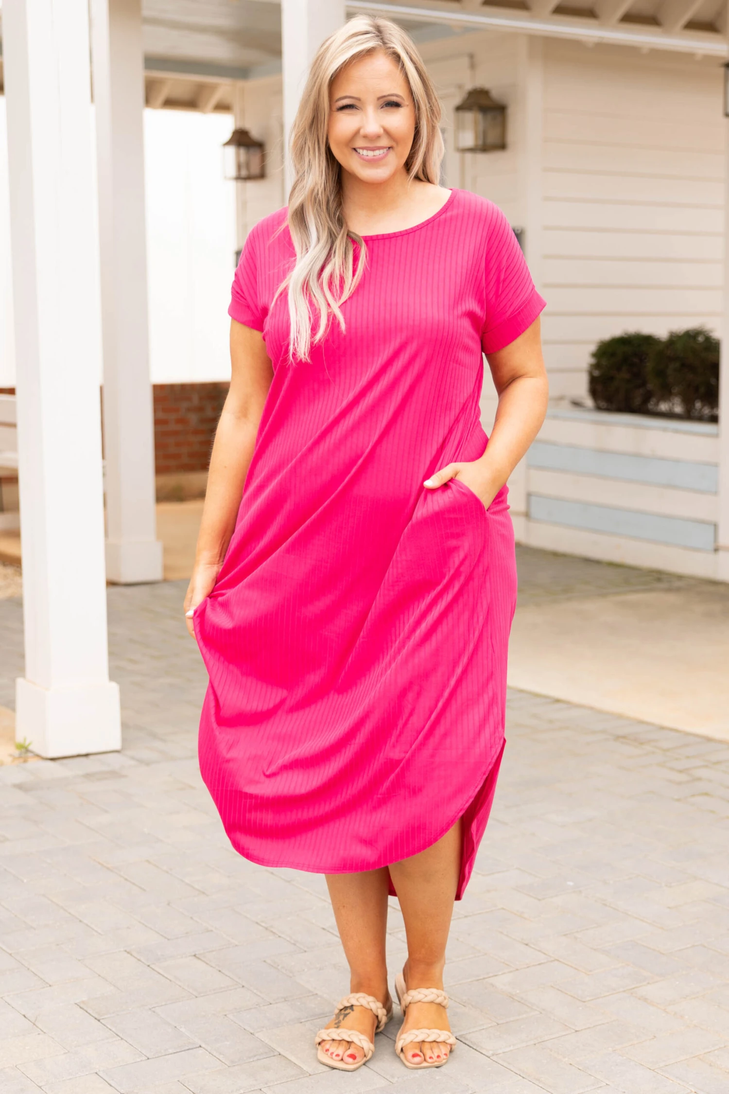 Elegant Darling Dress, Fuchsia 3 Elegant Darling Dress, Fuchsia