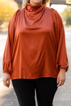 Embrace The Joy Top, Rust 11 Embrace The Joy Top, Rust -Chic Soul Store EmbraceTheJoyTop Rust 2