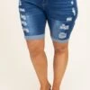 Embracing The Sun Shorts, Dark Wash 1 Embracing The Sun Shorts, Dark Wash -Chic Soul Store EmbracingTheSunShorts DarkWash 8981