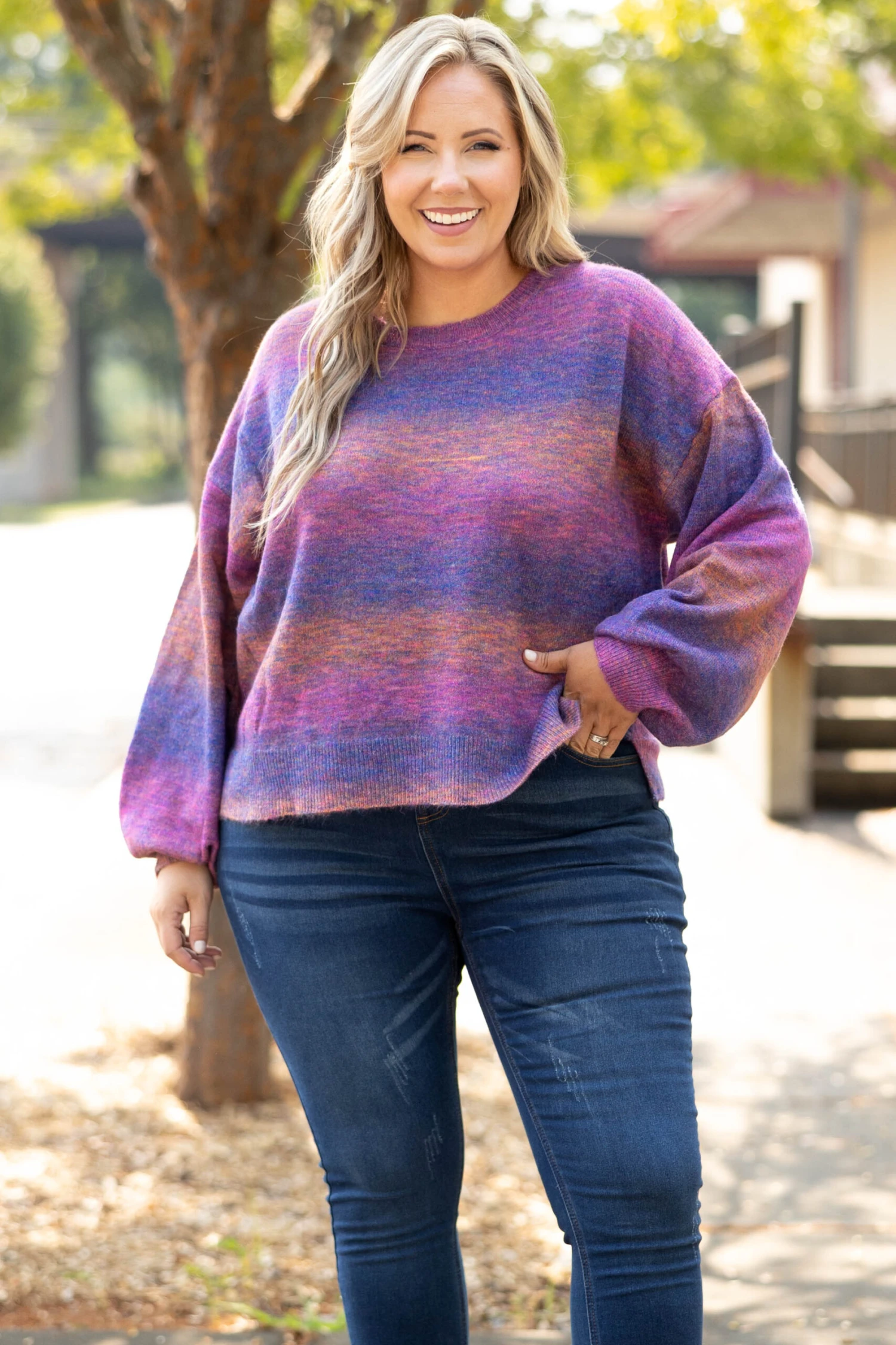 Enchanted To See You Sweater, Fuchsia 3 Enchanted To See You Sweater, Fuchsia