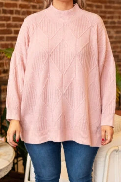 Enchanting Evenings Sweater, Blush -Chic Soul Store EnchantingEveningsSweater Blush 0339