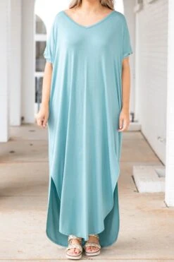 Enchanting Memory Maxi Dress, Nile Blue 11 Enchanting Memory Maxi Dress, Nile Blue -Chic Soul Store EnchantingMemoryMaxiDress NileBlue 1942