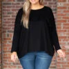 Enduring Love Top, Black -Chic Soul Store EnduringLoveTop Black