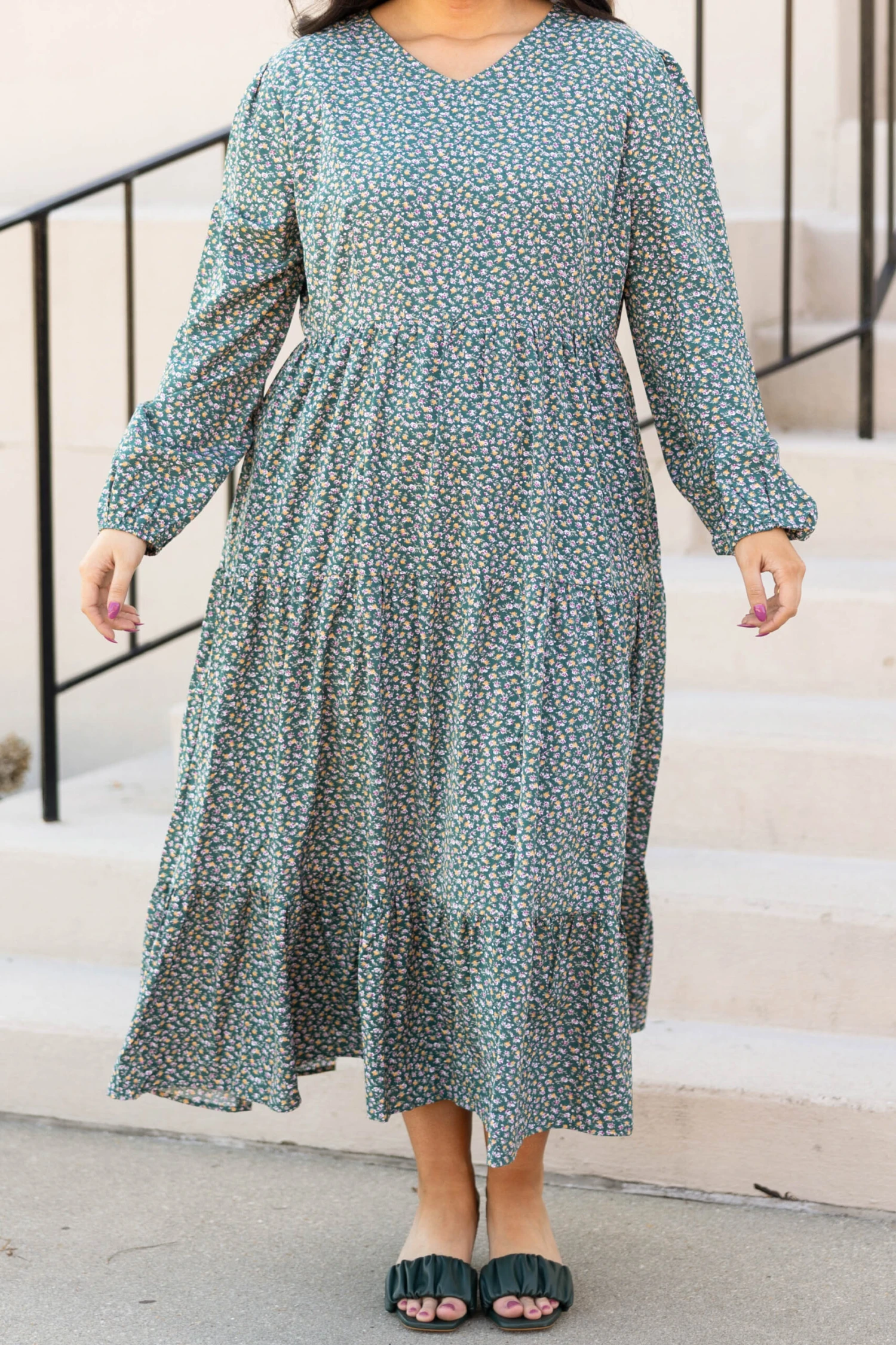 Enjoy The Moment Dress, Green 6 Enjoy The Moment Dress, Green - Image 4