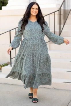 Enjoy The Moment Dress, Green 10 Enjoy The Moment Dress, Green -Chic Soul Store EnjoyTheMomentDress Green 5