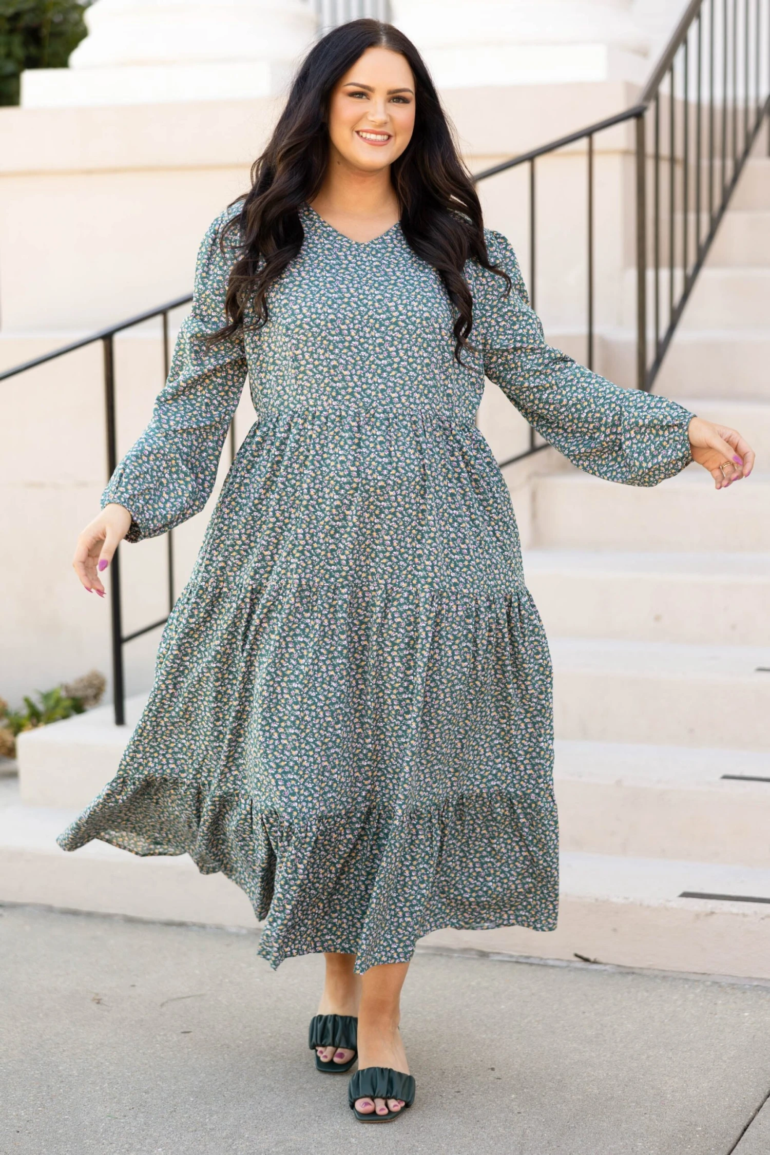 Enjoy The Moment Dress, Green 5 Enjoy The Moment Dress, Green - Image 3