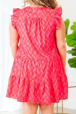 Enjoy The View Dress, Hot Pink -Chic Soul Store EnjoyTheViewDress HotPink