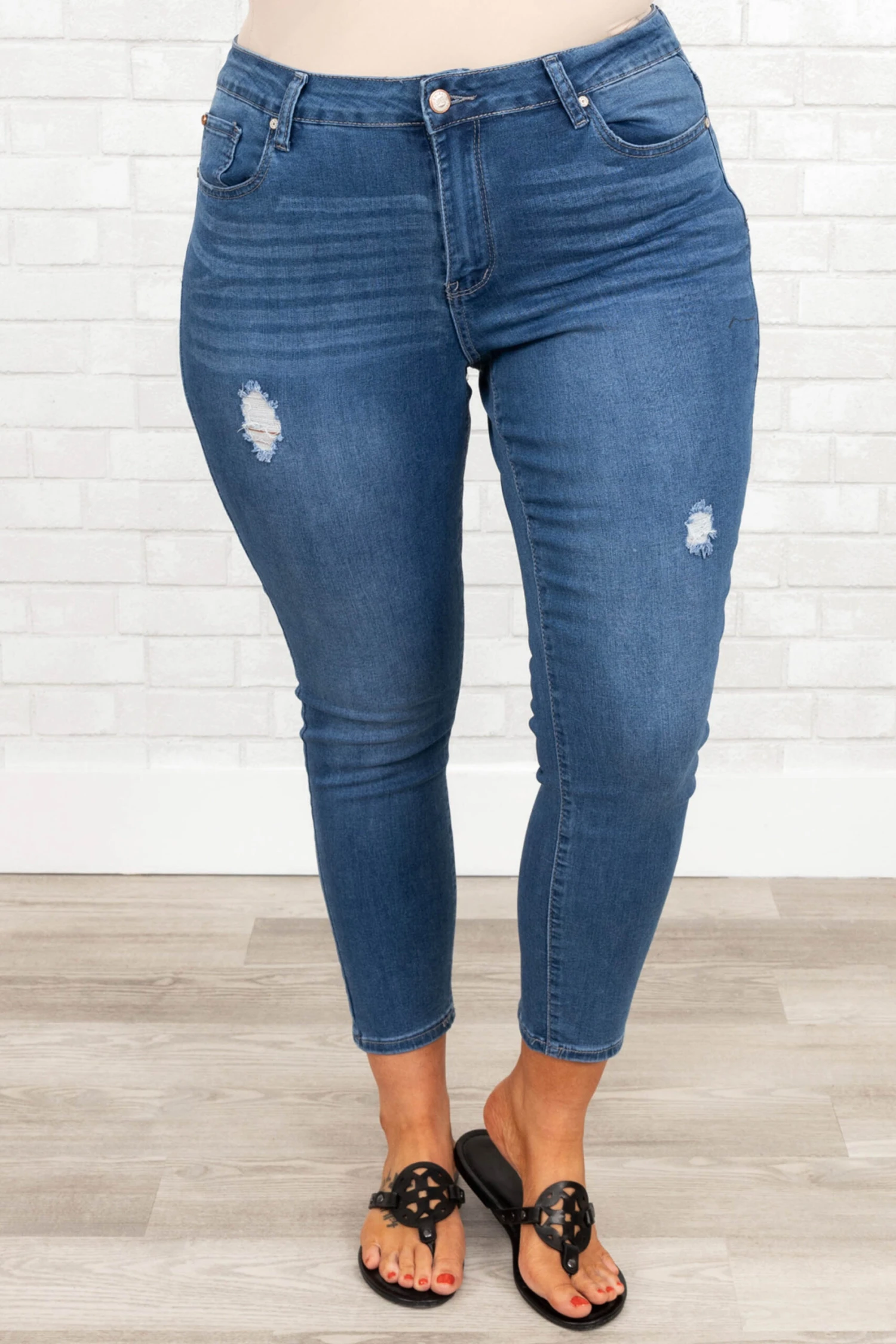 Escape To Paradise Jeans, Medium Wash 3 Escape To Paradise Jeans, Medium Wash