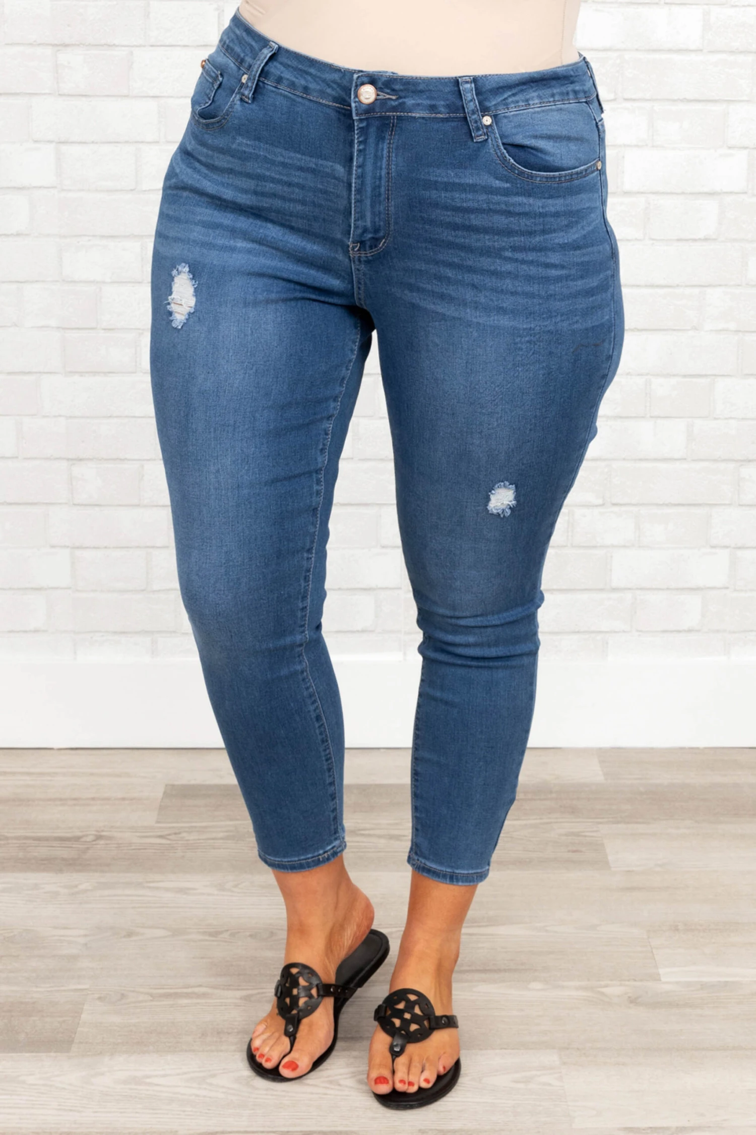 Escape To Paradise Jeans, Medium Wash 5 Escape To Paradise Jeans, Medium Wash - Image 3