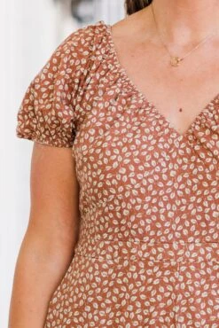 Eternal Sunshine Jumpsuit, Brick Mix -Chic Soul Store EternalSunshineJumpsuit BrickMix 3