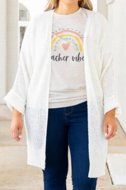 Even Sweeter Cardigan, Ivory -Chic Soul Store EvenSweeterCardigan Ivory 5297