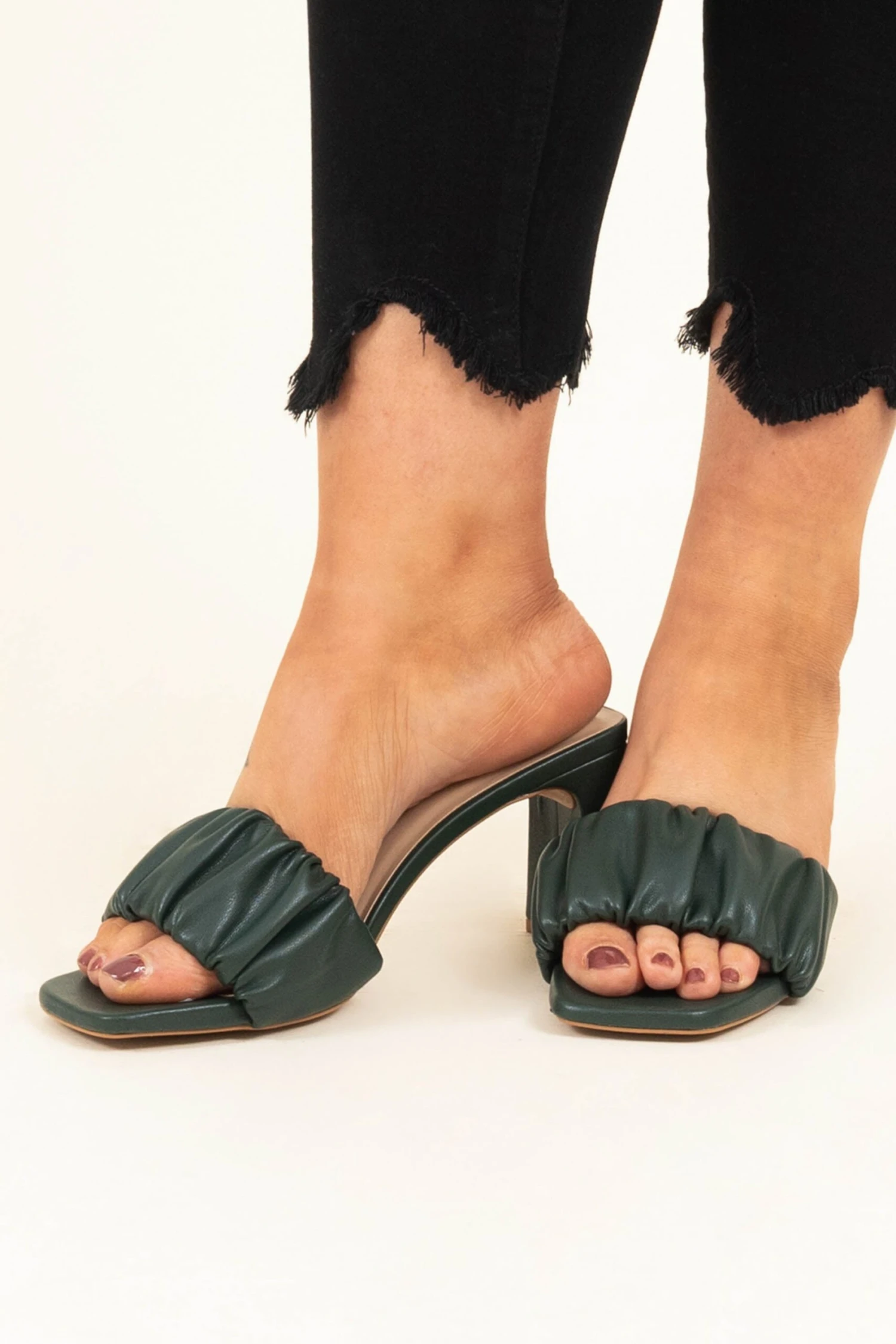 Evenings In The City Heels, Forest Green 4 Evenings In The City Heels, Forest Green - Image 2