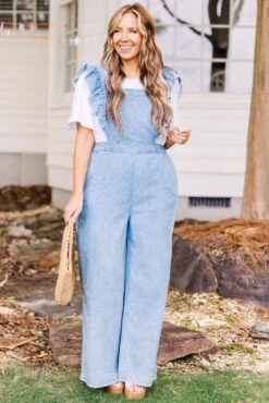 Every Angle Jumpsuit, Washed Denim 11 Every Angle Jumpsuit, Washed Denim -Chic Soul Store EveryAngleJumpsuit WashedDenim 5