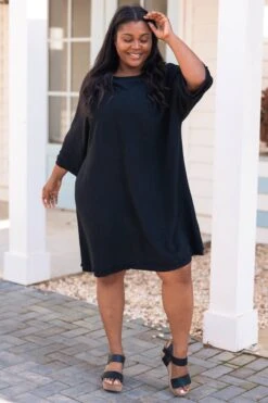 Everyday Magic Dress, Black -Chic Soul Store EverydayMagicDress Black 5