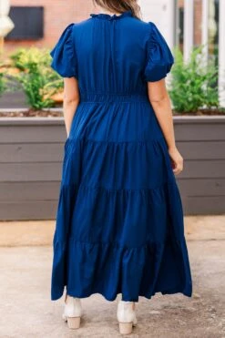 Everything I Love Dress, Navy 12 Everything I Love Dress, Navy -Chic Soul Store EverythingILoveDress Navy 1