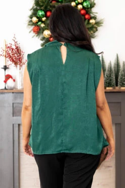 Exciting Moments Top, Green -Chic Soul Store ExcitingMomentsTop Green 0444