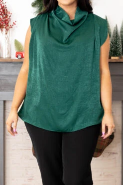 Exciting Moments Top, Green -Chic Soul Store ExcitingMomentsTop Green 0445