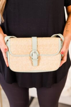 Explorin' The Beach Handbag, Mint -Chic Soul Store Explorin TheBeachHandbag Mint 3