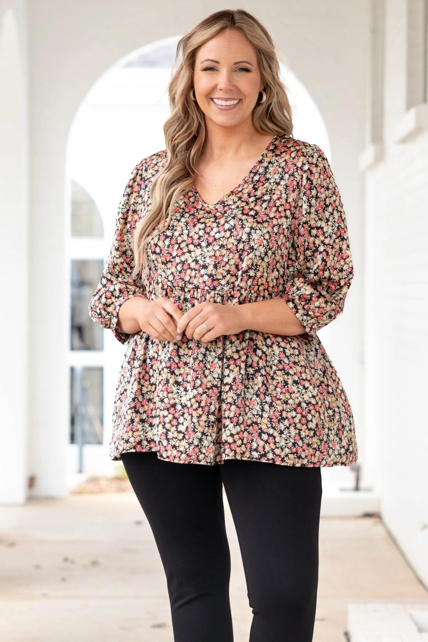 Exploring Gardens Top, Black 3 Exploring Gardens Top, Black