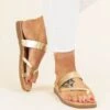 Exploring New Places Sandals, Gold -Chic Soul Store ExploringNewPlacesSandals Gold 9953