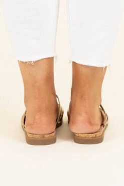 Exploring New Places Sandals, Gold -Chic Soul Store ExploringNewPlacesSandals Gold 9958