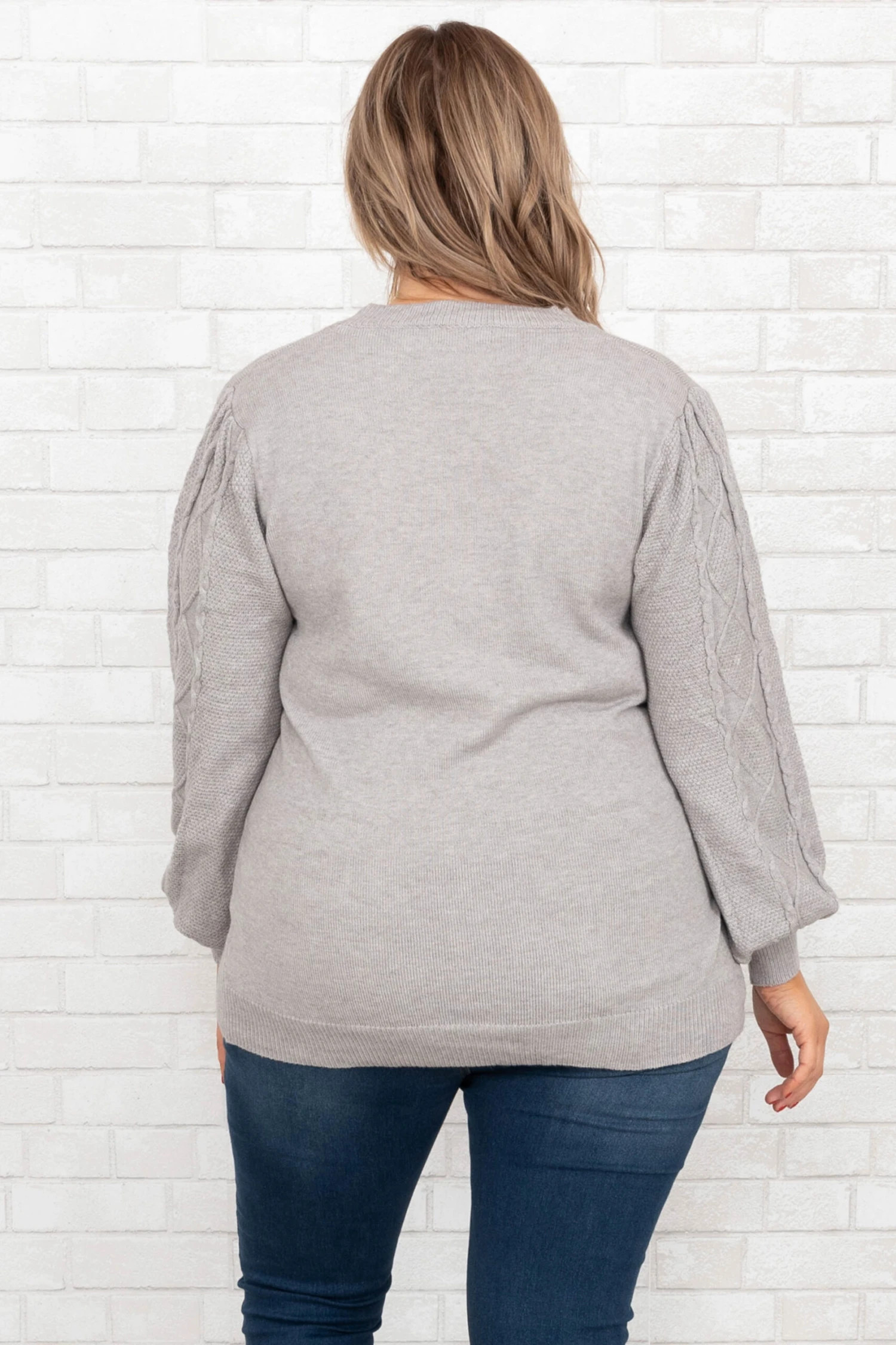 Fall's Forecast Sweater, Heather Gray 7 Fall's Forecast Sweater, Heather Gray - Image 5